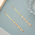 Classic White Stone with Chain Ear Mattal