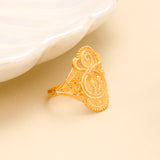 Elegant Glow Fine Detailing Gold Ring