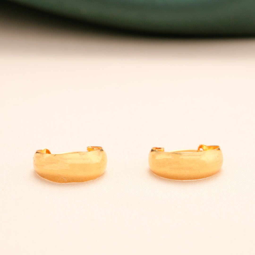 Classic Bold Hoop Gold Earrings