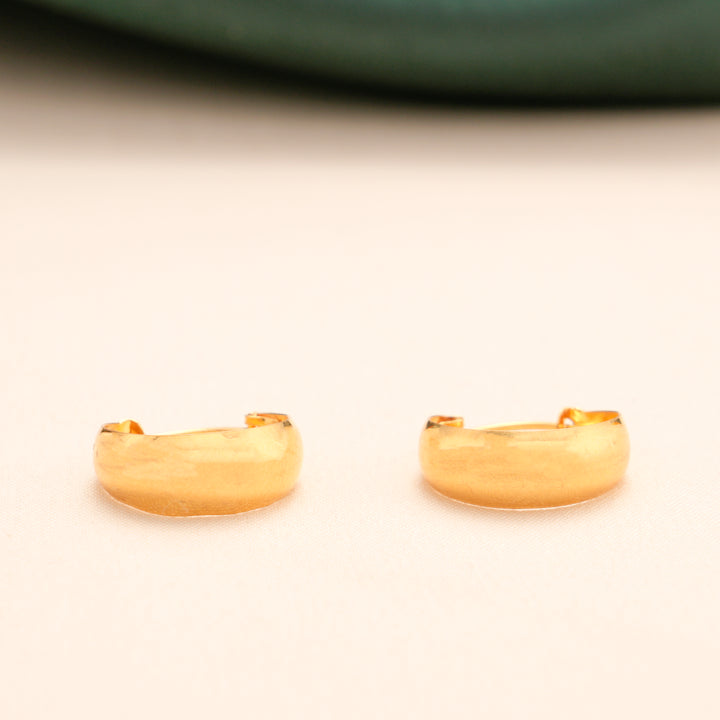 Classic Bold Hoop Gold Earrings