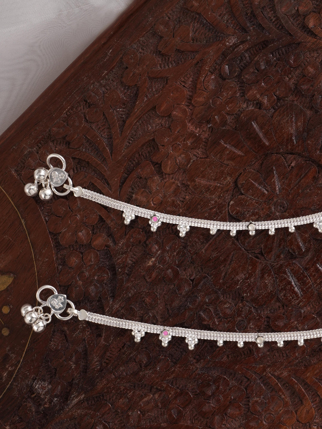 Simple Silver Boho Anklet