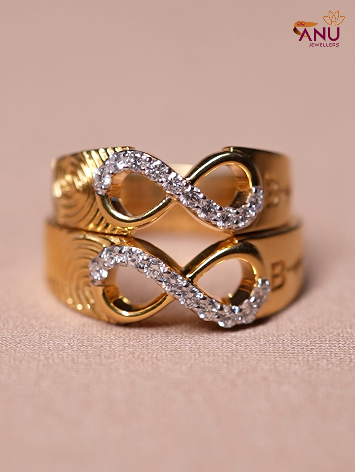 Infinity Ring With Diamond