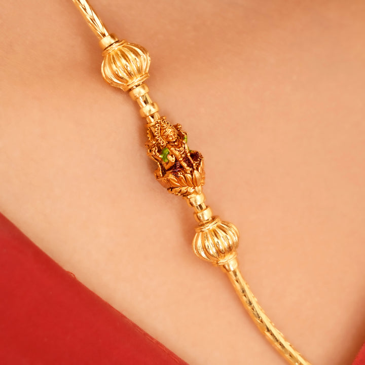 Shree Mahalakshmi Golden Mugappu Chain