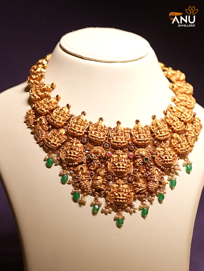 Nagas Finish Gold Necklace