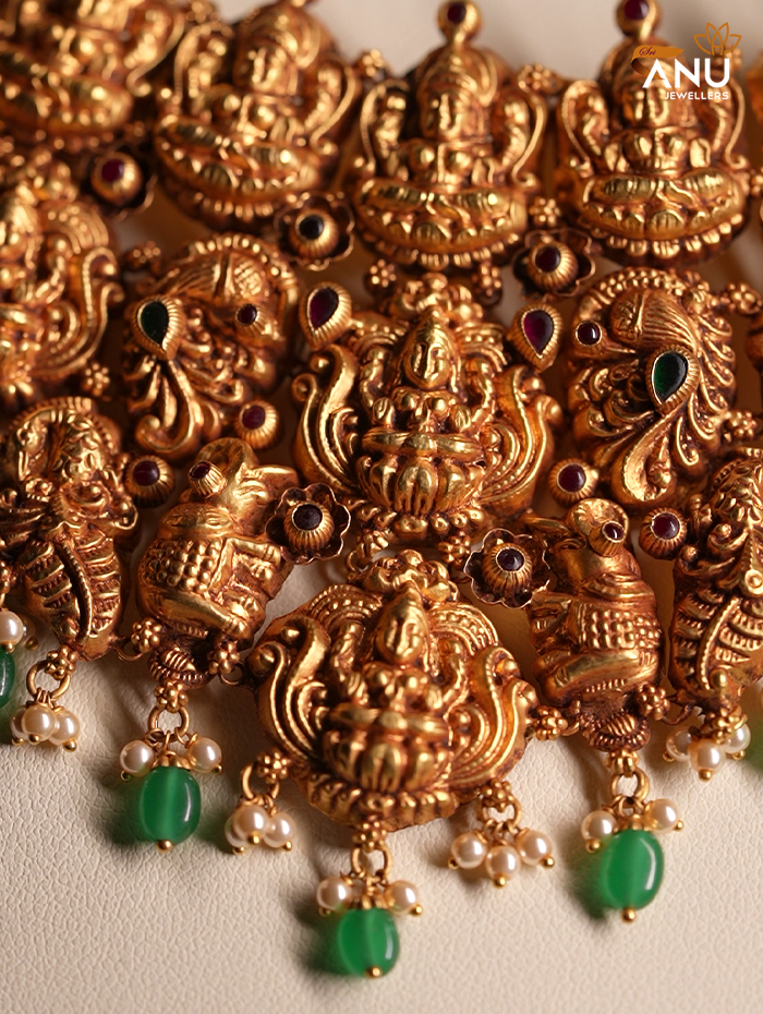 Nagas Finish Gold Necklace