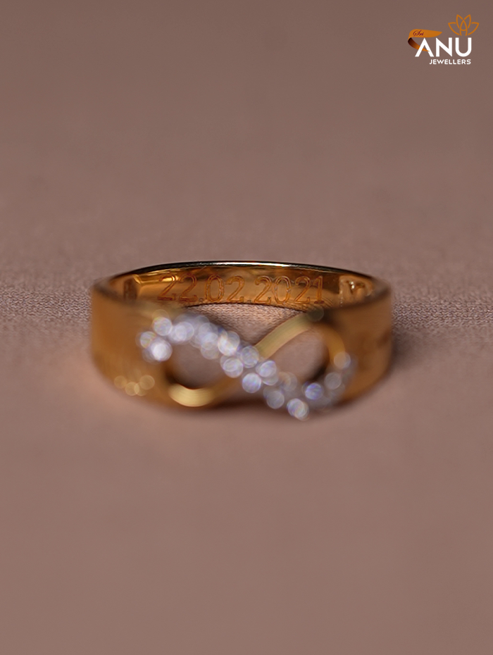 Infinity Ring With Diamond