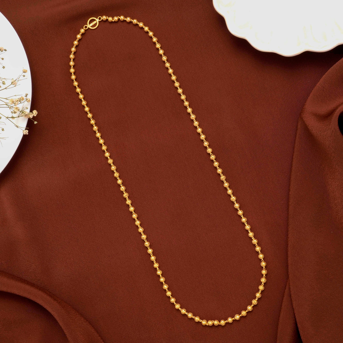 Heritage Gold Beads Chain for Women