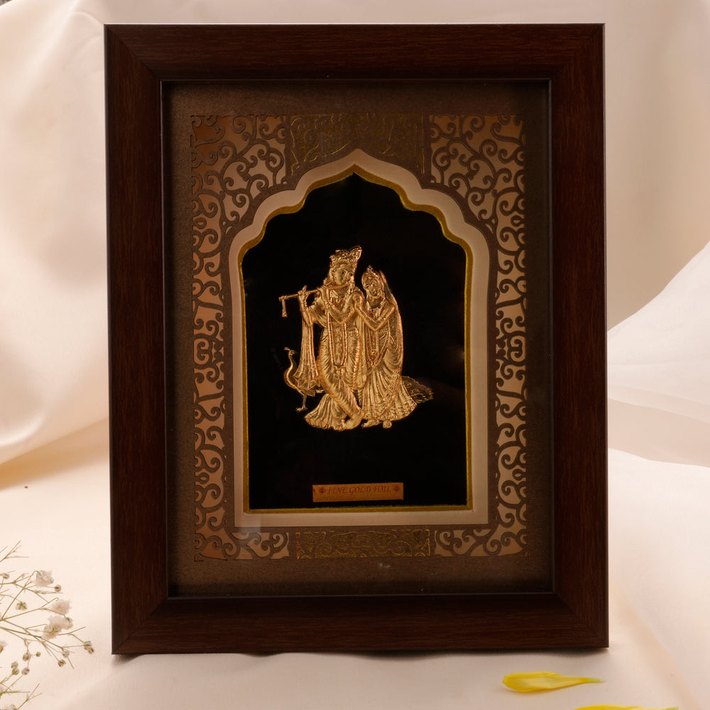 Radha Krishna Fine Gold Frame