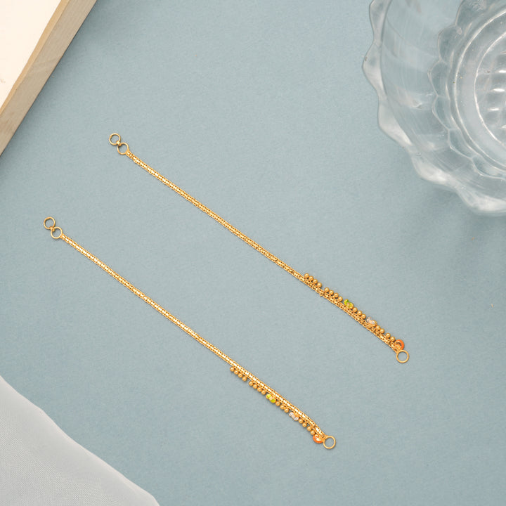 Single Layer Gold Bead Link Mattal