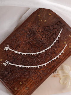 Simple Silver Boho Anklet