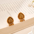 Classic Paisley Gold Ball Golden Drop Stud