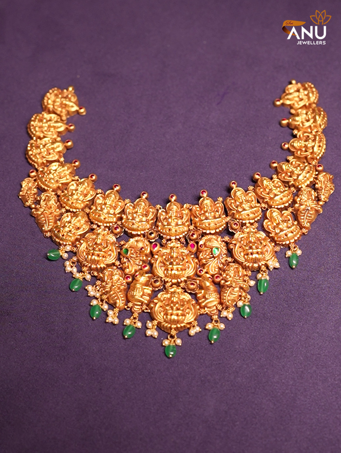 Nagas Finish Gold Necklace