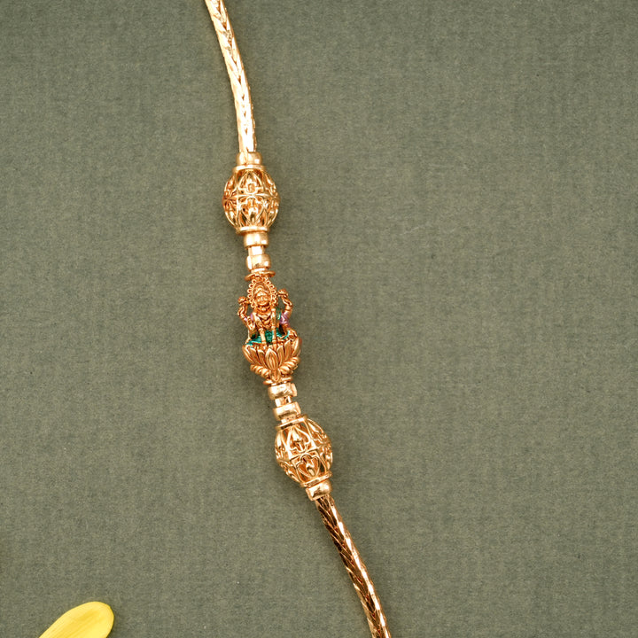 Lotus Lakshmi Deep Nagas Mugappu Chain