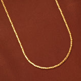 Classic Bamboo Style Gold Chain