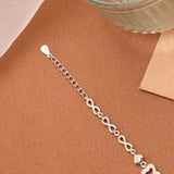 Mini Heart with Design Silver Women’s Bracelet