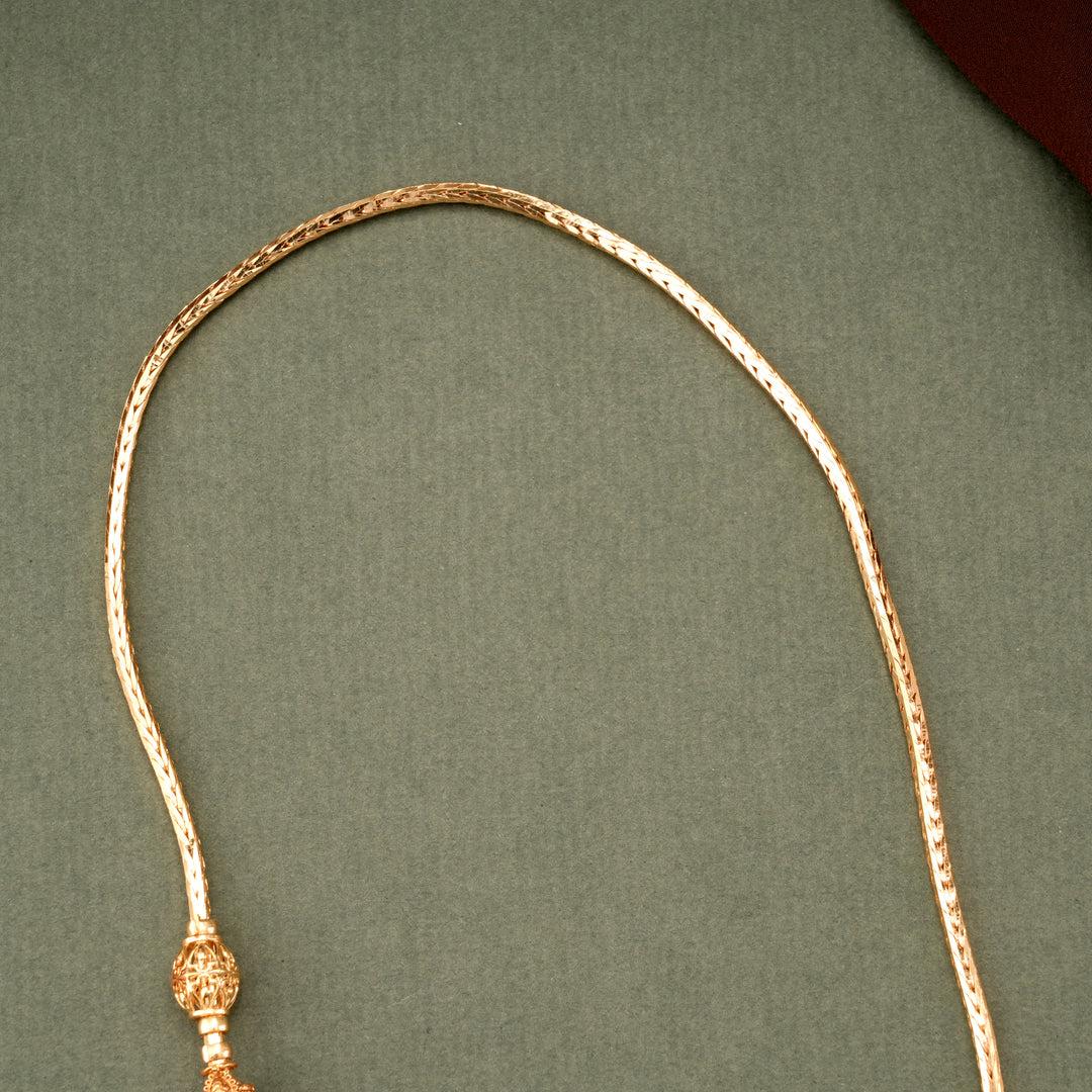 Lotus Lakshmi Deep Nagas Mugappu Chain