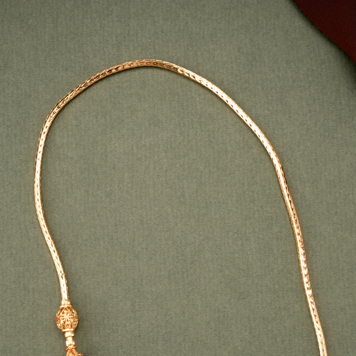 Lotus Lakshmi Deep Nagas Mugappu Chain