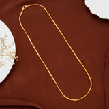 Multi Textured Twister Gold Chain for Women