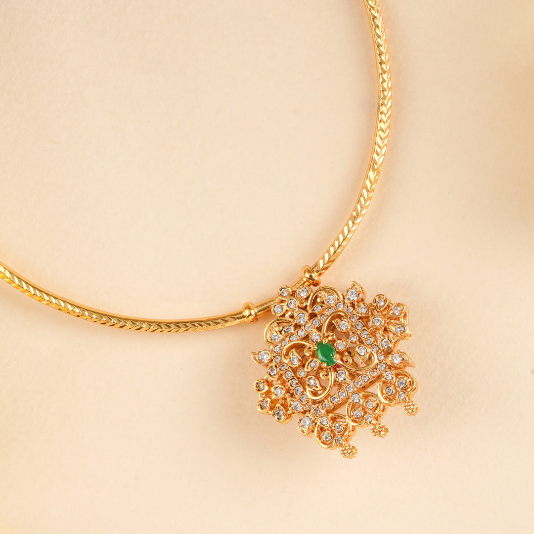 2-in-1 Ruby and Emerald Attikai Necklace
