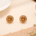 Gold Plated Lord Meenakshi Shaped Antique Stud