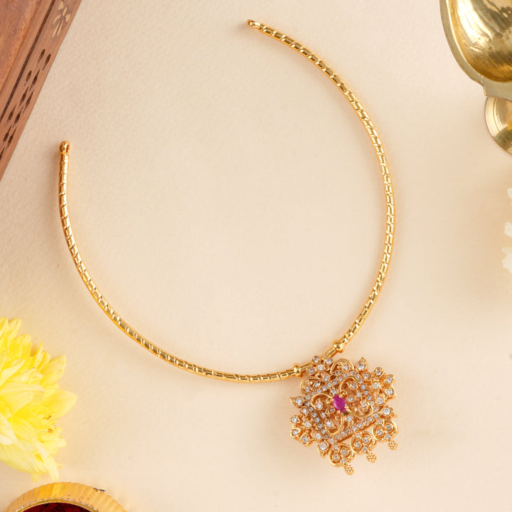 2-in-1 Ruby and Emerald Attikai Necklace