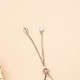 Two Tone Orbit Shine Silver Women Bracelet