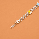 Baby Animal Charms Silver Bracelet