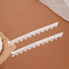 Stylish Chain with Salangai Silver Anklet