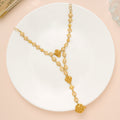 Regal Tear Drop Turkey Hath Phool Gold Bracelet
