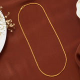Minimal Rope Gold Chain for Men