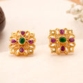 Royal Kundan Stud with Ruby Stones