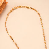 Antique Golden Temple Ruby Peacock Necklace Set