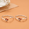 Minnie Mouse Enamel Baby Silver Bangle