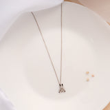 Rabbit Pendant Design Silver Chain