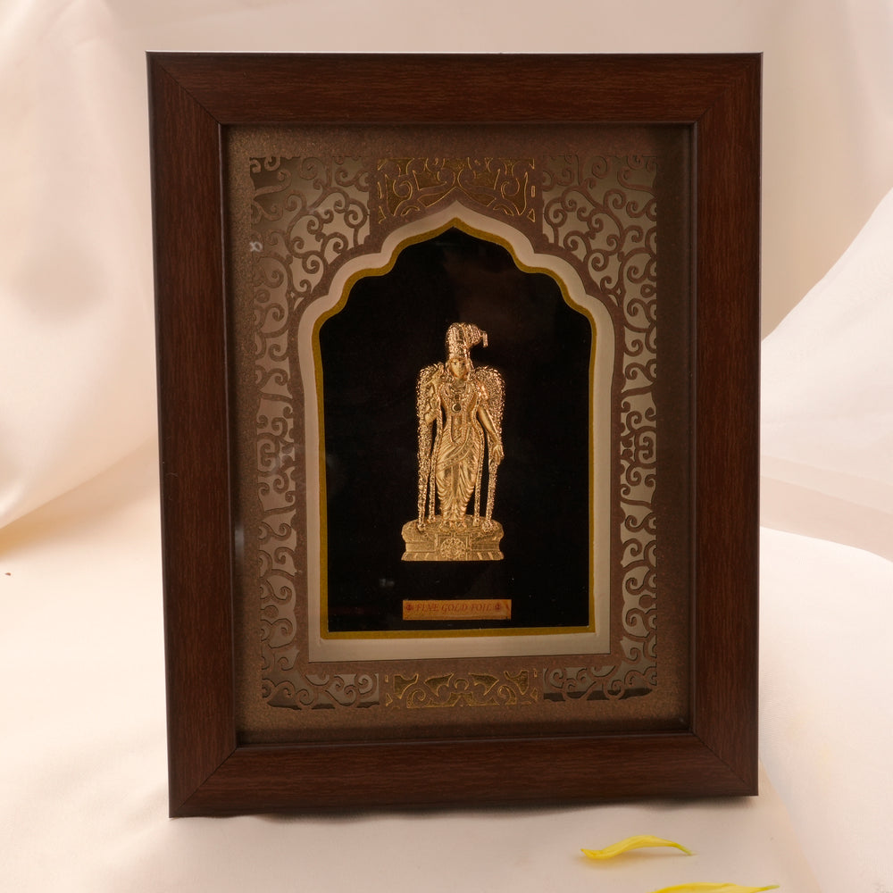 Divine Meenakshi Amman Fine Gold Frame