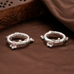 Lovely Bead Charm Silver Baby Thandai