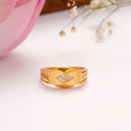 Book Pattern Casting Golden Ring