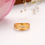 Book Pattern Casting Golden Ring
