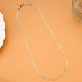 Multi Strand Triple Tone Silver Chain