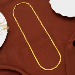 Ethnic Bead Station Gold Chain for Women