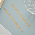 Dual Layer Box Chain Gold Mattal