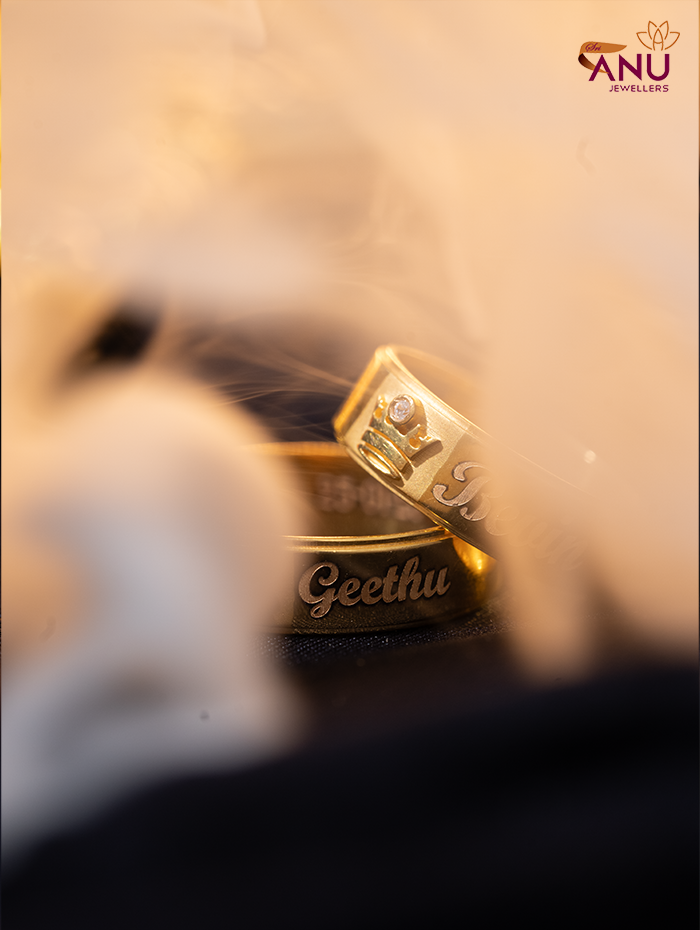 Diamond Crown Name Ring