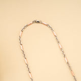 Premium Dual Tone Rose Gold Silver Chain