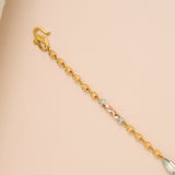 Dual Colour  Ball Gold Bracelet for Women