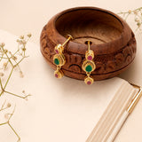 Grand Ruby Emerald Pendant Necklace Set