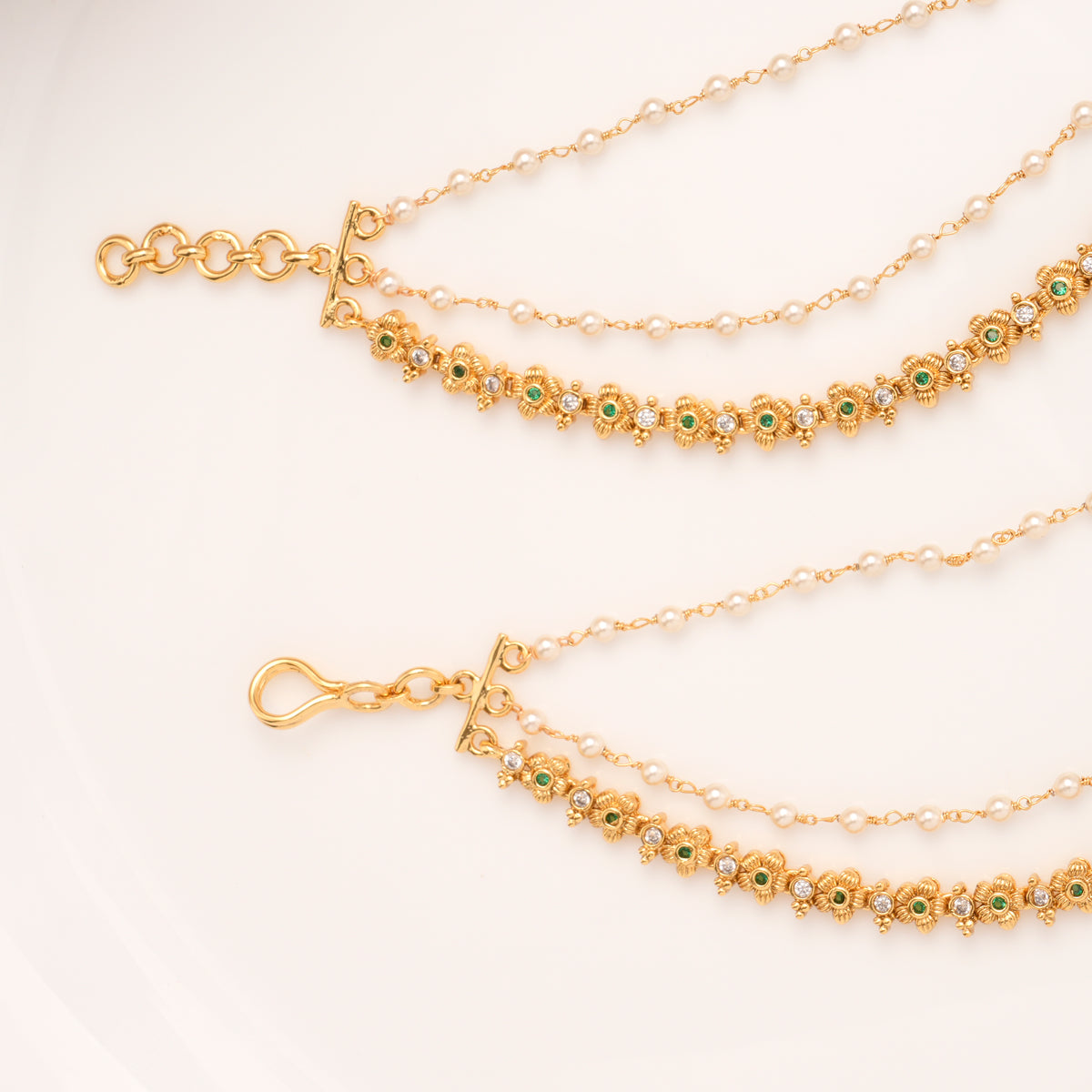 Minimal Blossom Design Layer Golden Mattal