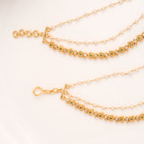 Minimal Blossom Design Layer Golden Mattal
