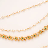 Minimal Blossom Design Layer Golden Mattal