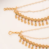 Regal Colour Stone Chakra Drops Golden Mattal