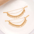 Regal Colour Stone Chakra Drops Golden Mattal